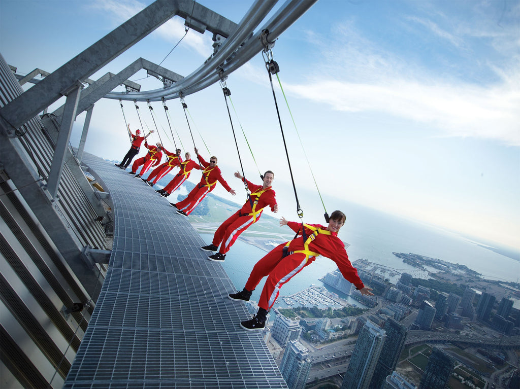 Sky Walk na CN Tower em Toronto